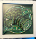 Handmade camera photography layered shadow box